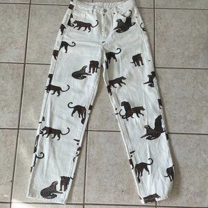 Womens Leopard Pants